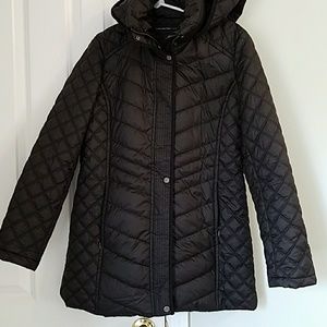Andrew Marc Black Quilted puffer coat